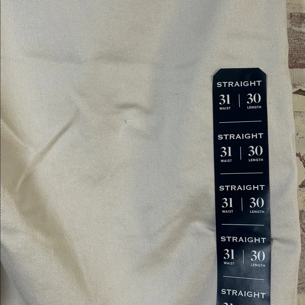 J. Crew Factory Men’s 31 X 30 Straight-Fit Original Chino Pant Khaki New Career